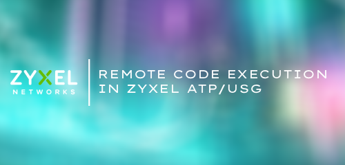CVE-2023-27991: Remote Code Execution in ZYXEL ATP/USG (V5.35)