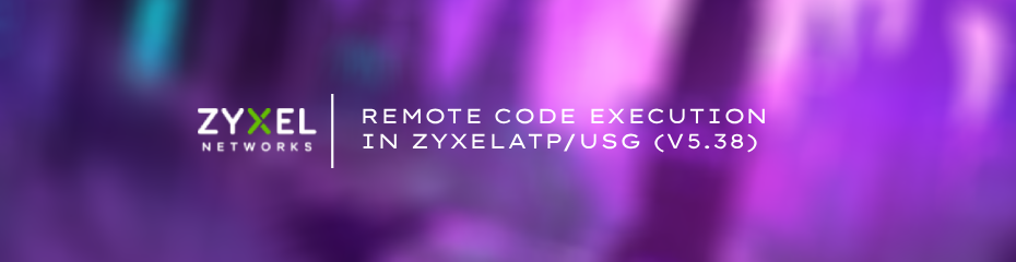 CVE-2024-7203: Remote Code Execution in ZYXEL ATP/USG (V5.38)